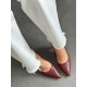 Bordo renk stiletto 