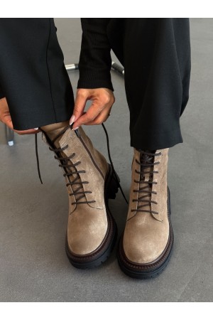 Vizon gerçek deri postal