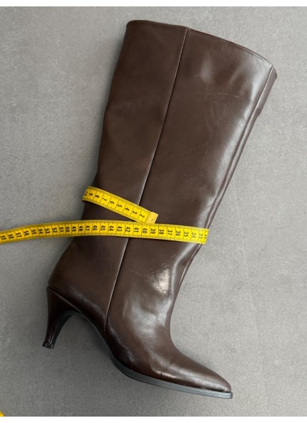 Acı kahve uzun XL çizme 