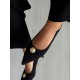 Siyah Tüvit topuklu stiletto Siyah Tüvit topuklu stiletto