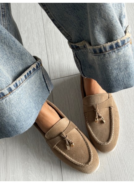 Vizon deri loafer