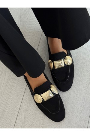 Siyah loafer ayakkabı 