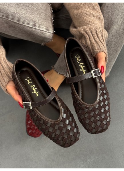 SC0058 Acı kahve örgülü babet