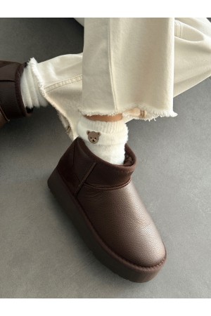 Acı kahve kısa bot