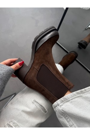 Acı kahve platform topuk hakiki deri bot