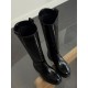 Siyah rugan uzun çizme