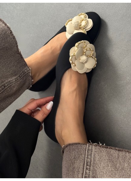 SC0057 Siyah güllü babet