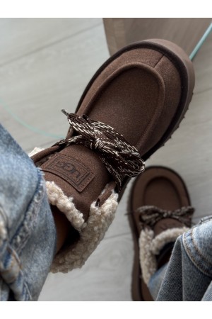 Acı kahve bağcıklı bot