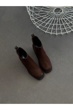 Acı kahve platform topuk hakiki deri bot