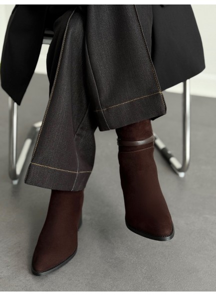 Acı kahve topuklu bot