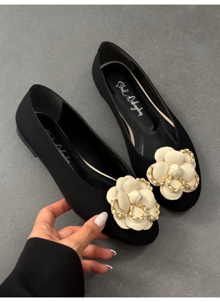 SC0057 Siyah güllü babet