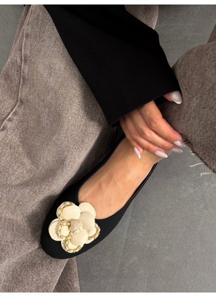 SC0057 Siyah güllü babet