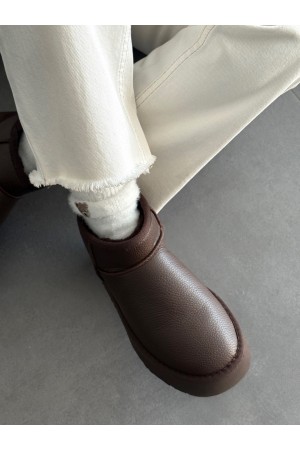 Acı kahve kısa bot