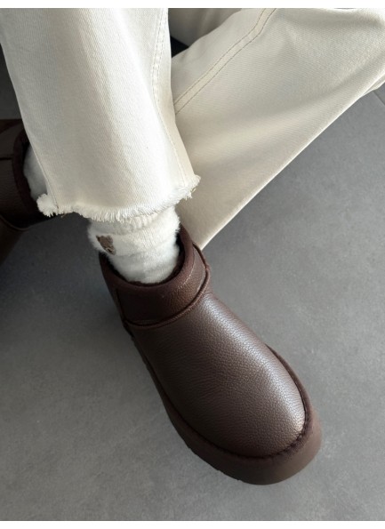 Acı kahve kısa bot