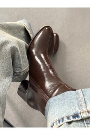 Acı kahve ruhan topuklu bot