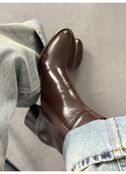 Acı kahve ruhan topuklu bot