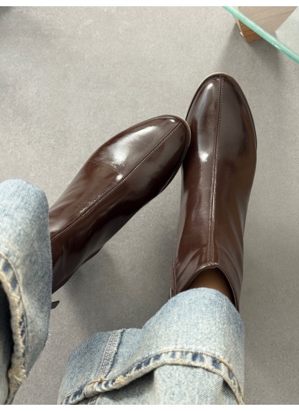 Acı kahve ruhan topuklu bot