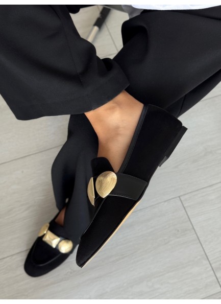 Siyah loafer ayakkabı 