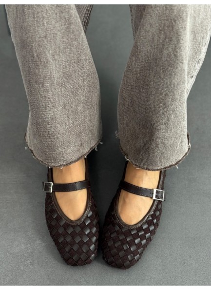 SC0058 Acı kahve örgülü babet