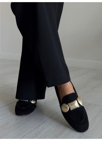 Siyah loafer ayakkabı 
