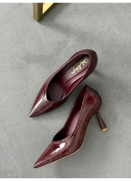 Siyah rugan stiletto