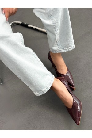 Siyah rugan stiletto