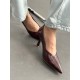 Siyah rugan stiletto