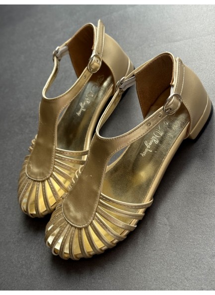 Gold kafes model ayakkabı 