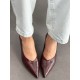 Siyah rugan stiletto