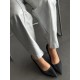 Siyah mat saten stiletto 
