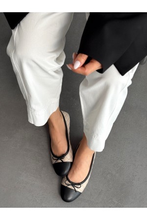 SC0061 Bej hakiki deri fiyonklu babet