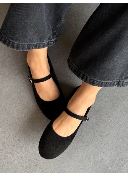 SC1114 Siyah içten ökçeli ayakkabı