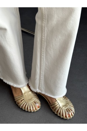 Gold kafes model ayakkabı 