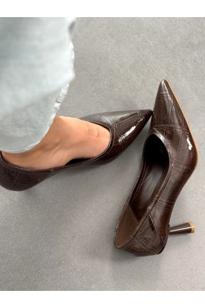 Acı kahve rugan Stiletto