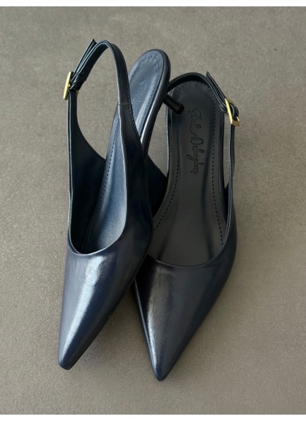 Lacivert topuklu ayakkabı 