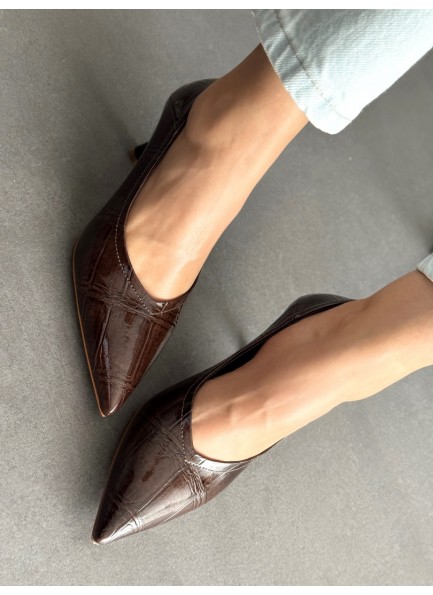 Acı kahve rugan Stiletto